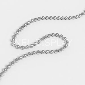Цепь металлическая шариковая BALL-CHAIN, диаметр 2.4 мм (катушка 50 метров)