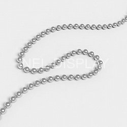 Цепь металлическая шариковая BALL-CHAIN, диаметр 2.4 мм (катушка 50 метров)