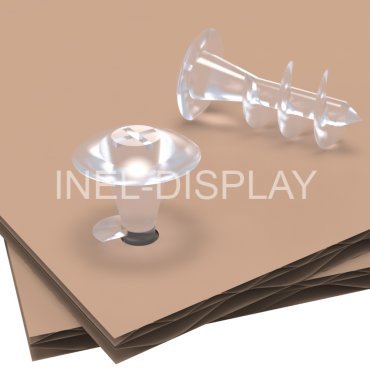Винт пластиковый нарезной THR-SCREW-30, длина 30 мм